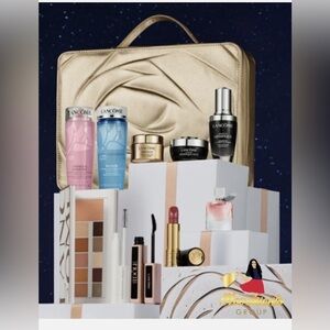 NEW❤$588 Lancome Holiday Beauty Box 10 Iconic Pieces of Skincare Makeup Gift Set
